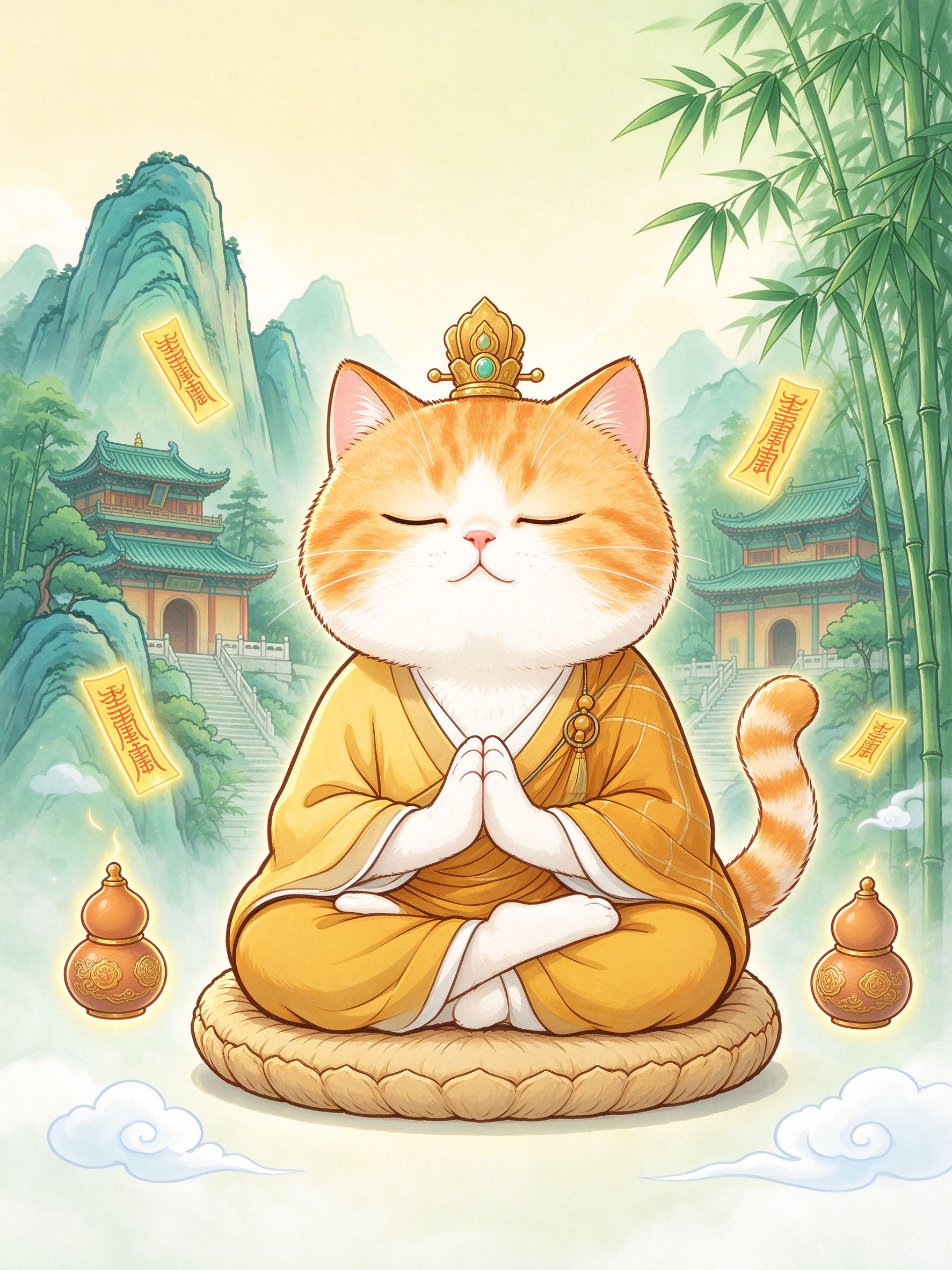 漫画封面：咸鱼修仙日常