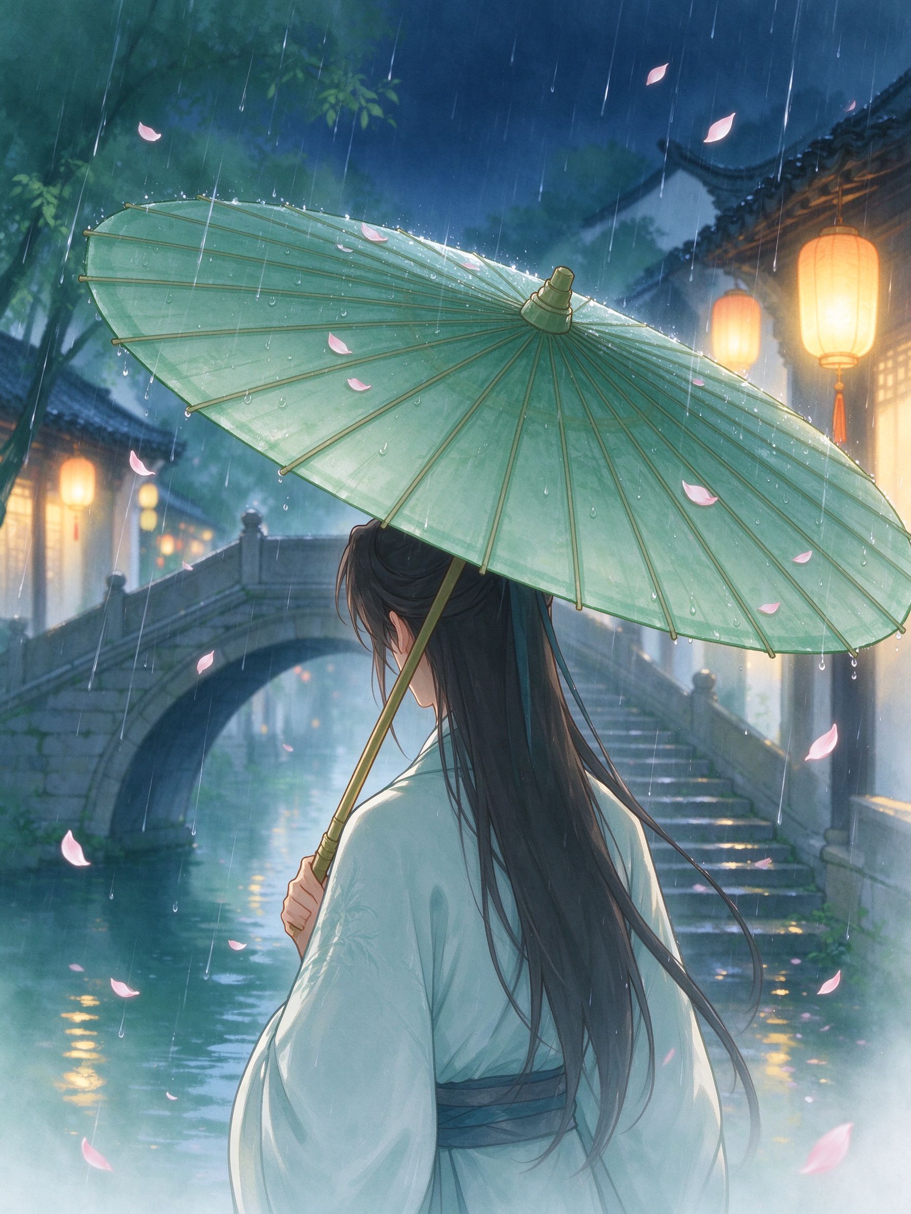 广播剧海报：夜雨寄北